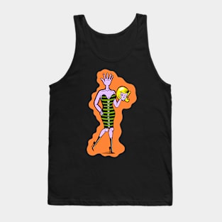 I'm a Garbage Girl, in a Garbage world. Tank Top